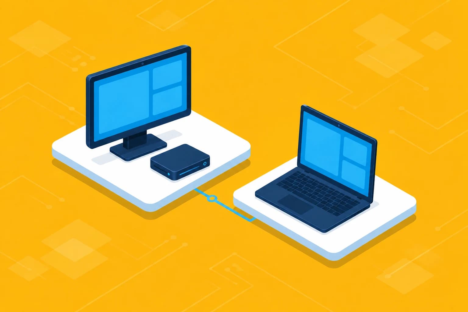 Representative illustration for Desktop as a Service (DaaS)