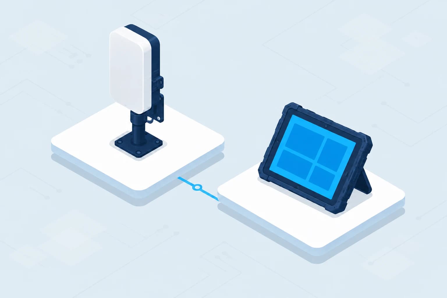 Representative illustration for Private LTE/CBRS