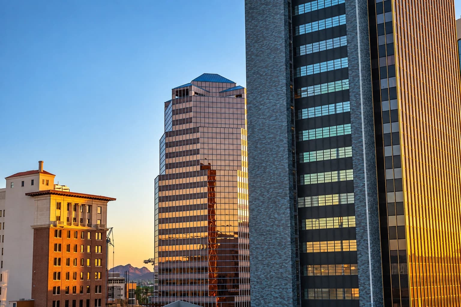 Location context photograph of downtown Tucson, Arizona